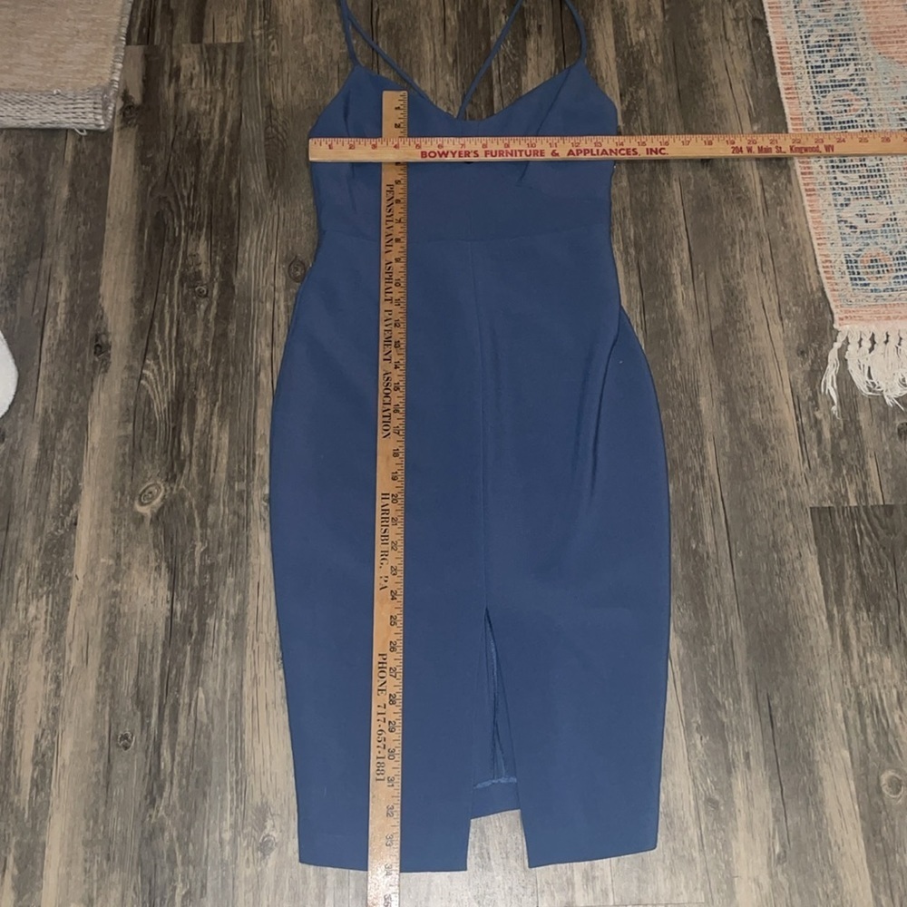 Likely from REVOLVE - Denlan Dress in Steel Bluesize 4 sold out on site - Picture 4 of 9